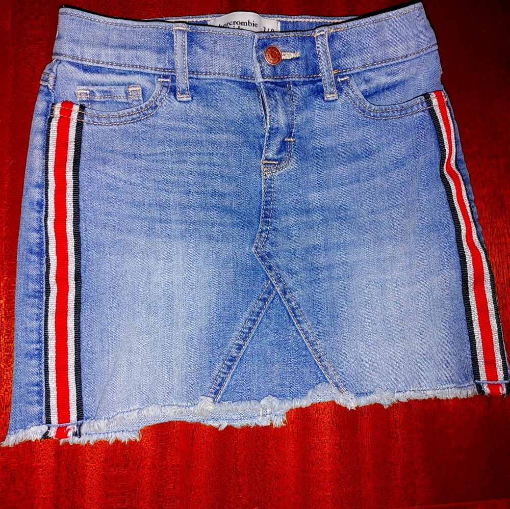 Abercrombie & Fitch Girl's denim mini-skirt